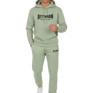 Ensemble de sweats à capuche respirants de qualité supérieure pour hommes, motif uni multicolore, vêtements de sport pour la salle de sport, entraînements d'hiver, logo personnalisé - Product Image 1