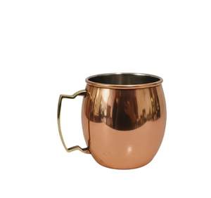 Taza de cobre sostenible, taza de cobre apta para alimentos, taza de cobre resistente al óxido, taza de cobre de larga duración, taza de cobre con acabado fino - Product Image 1
