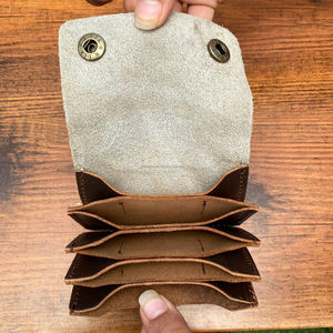 Cartera de tarjetero de moda de lujo de diseñador para mujeres y hombres, monedero de Material de cuero de vaca genuino con uso de tarjeta de crédito - Product Image 5