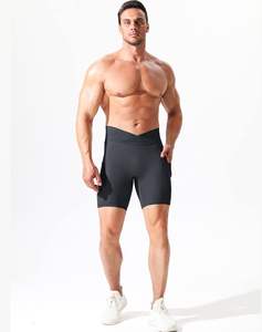 Shorts de compression personnalisés avec logo pour hommes, sous-vêtements de sport d'entraînement, vente en gros directe usine - Product Image 4