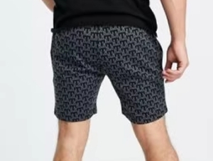 Shorts de Baño para Hombre con Estampado Geométrico, Cintura Media, Cordón Ajustable, Secado Rápido, Casuales, 100% Poliéster - Product Image 6