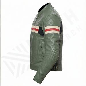 Veste de moto en cuir véritable pour homme de qualité supérieure, nouvelle arrivée, vestes de moto d'hiver, protections amovibles, personnalisables - Product Image 3