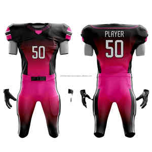 Último diseño de ropa deportiva de alta calidad de tamaño personalizado al aire libre de manga corta conjunto de uniforme de fútbol americano para los hombres - Product Image 6
