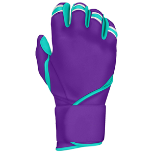 Custom Cabretta <b>Leather</b> Baseball/Softball Batting Gloves Hook & Loop Closure Breathable Compression <b>Wrist</b> Strap Long <b>Cuff</b> - Product Image 5