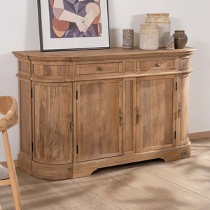 Vandana Autumn Structure Solid mango wood <b>sideboard</b> with rounded edges, 150 cm, Eglantine - Product Image 6