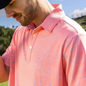 Polo de golf vintage d'été en mélange de poly et élasthanne, personnalisable, pour homme, taille L - Product Image 3