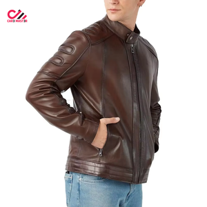 Servicios OEM de Chaquetas de Invierno, Chaqueta de Cuero para Hombre de Diseño Personalizado de Alta Calidad, Chaqueta de Cuero de Nuevo Diseño para Hombre 2026 - Product Image 1