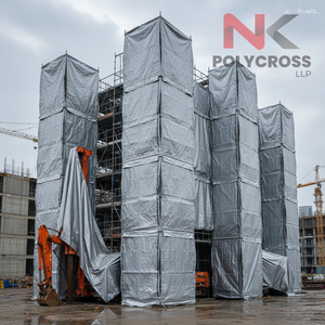 Bâche en PE doublement laminée pour le contrôle de la poussière sur les chantiers de construction et la protection des matériaux de construction - Product Image 3