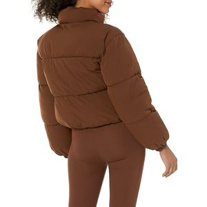High Quality Custom Made Women's Puffer <b>Jacket</b> Breathable and Sustainable with Cotton Filling Top Hooded Women's Coat - Product Image 3