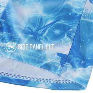 เสื้อฮู้ดดี้ตกปลาแบบแห้งเร็ว UPF ป้องกันแสงแดด ออกแบบเองได้ตามสั่ง ขายส่ง ผลิตจากผ้าสแปนเด็กซ์/โพลีเอสเตอร์ พร้อมหน้ากากในตัว รับผลิตแบบ OEM แบรนด์ส่วนตัว - Product Image 3