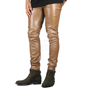 กางเกงหนังผู้ชายทรงตรงน้ำหนักเบา สไตล์ลำลองสำหรับฤดูหนาว ออกแบบตามสั่งได้ MOQ ต่ำ ขายดีสำหรับขายออนไลน์ - Product Image 6