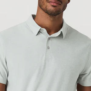 Camiseta Polo para Hombre con Cuello Camisero, Impresión de Logotipo Personalizado de Alta Calidad / Color Sólido con Diseño de Logotipo Personalizado para Verano - Product Image 2