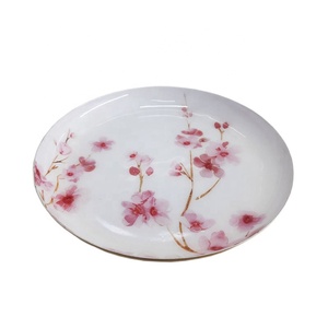 Autocollant de plaque ronde en fer pour cuisine et table, émail et laiton couleur or plat et plateau de grande taille pour mur et décoration - Product Image 2