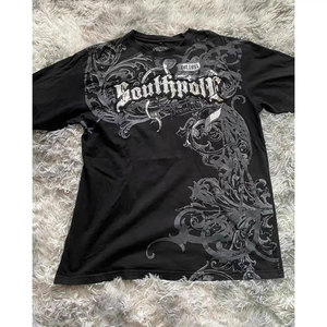 Camiseta de Jersey Negra de Manga Corta con Cuello Redondo para Hombre, Estampado con Letras, Color Degradado, Corte Regular Informal, 100% Algodón Transpirable - Product Image 2