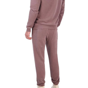 <b>Mens</b> Contrast Trim Sweatsuit Set Zip Hoodie <b>Jogger</b> Pants Cotton Blend Casual Sports Tracksuit <b>Gym</b> Training Outfit Soft Two Piece - Product Image 3