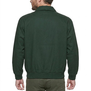 Premium Cotton Twill Bomber <b>Jacket</b> Custom Logo Casual <b>Lightweight</b> <b>Men</b> Windbreaker - Product Image 5
