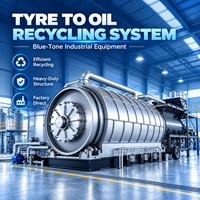 Nouvelle arrivée CE ISO : Machine de pyrolyse haute efficacité pour transformer les déchets plastiques en carburant, machine de recyclage des pneus
