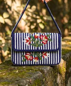 Bolso de hombro con cuentas, bolso bohemio bordado, bolso de hombro étnico bordado, bolso de hombro vintage con cuentas, bolso de hombro de diseñador con cuentas - Product Image 4
