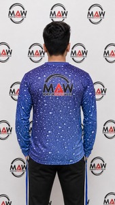 เสื้อตกปลา MAW Performance UV Sun Protection UPF 50+ แห้งเร็ว ทรงเข้ารูป ยูนิเซ็กซ์ ผ้าสี่ทางยืดหยุ่น 100% โพลีเอสเตอร์ - Product Image 6