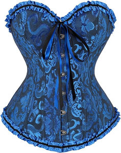 Corsé de Satén para Mujer, Diseño de Moda, Personalizable en Color de Contraste, Aspecto Atractivo, para Uso Diario y Fitness - Product Image 5