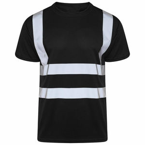 Camisetas de Seguridad Reflectantes de Primera Calidad, Diseño Personalizado, Transpirables, Cómodas, Tejido Impermeable, 100% Algodón, Ecológicas - Product Image 1