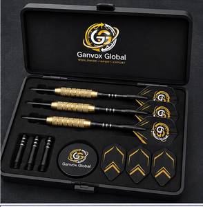 Juego de Dardos Profesionales de Tungsteno con Ejes de Aluminio y Puntas de Acero de 22g, Plumas Personalizables - Ganvox Global, Duraderos para Entrenamiento Deportivo - Product Image 4