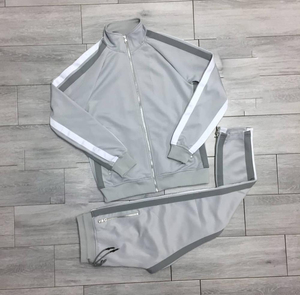 Conjunto de sudadera con capucha y pantalones de chándal de lana para hombre, diseño personalizado OEM, transpirable, tejido de punto, 360g, para invierno, estilo urbano. - Product Image 2