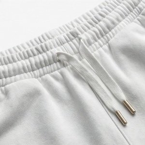 Women's <b>2</b> <b>Piece</b> <b>Set</b> <b>White</b> Sleeveless Crop Top With Geometric Print And Above Knee Shorts Casual Spring Summer Wear - Product Image 5