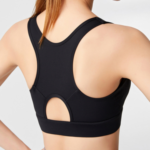 Soutien-gorge de sport haute performance à fermeture éclair, respirant, maintien élevé, pour yoga et gym, séchage rapide, écologique – Meilleure vente - Product Image 3