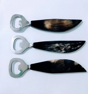 Authentic Eco-Friendly Buffalo Horn Bottle Opener Genuine Gams Horn XL Hunting Antlers Multifunction Wine Beer Bottle Best Price - Product Image 5