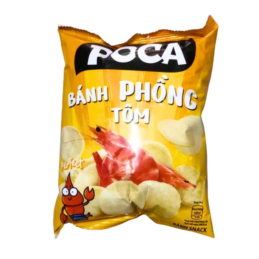 Poca Partyz чипсы из креветок закуска хрустящее и пикантное лакомство со вкусом морепродуктов 60 г