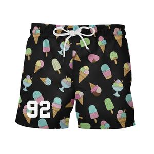 Pantalones Cortos Deportivos Transpirables de Verano para Hombre, de Doble Capa, Sublimados, 100% Poliéster, con Cierre de Cordón, para Baloncesto - Product Image 3