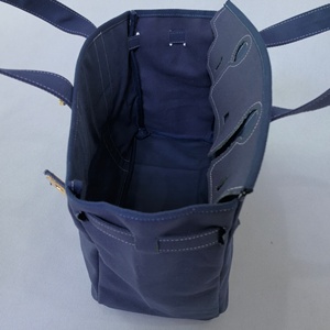Bolso Tote Tipo Náutico Verde Oliva Liso, Tejido, Ecológico, con Logotipo Personalizado, Fabricante, Venta al Por Mayor - Product Image 6