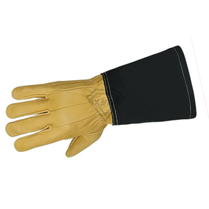 Custom Leather Beekeeping <b>Gloves</b> <b>Long</b> Canvas Cuff Protective Apiary Safety <b>Gloves</b> Durable Sting Resistant Work <b>Gloves</b> - Product Image 1