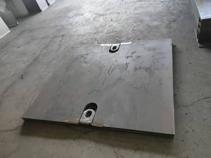 Plaques de stabilisation pour grue en acier, plaque en acier au carbone avec points de levage - Product Image 3