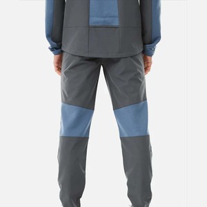 Chaqueta Cortavientos con Capucha para Hombre, Cierre Completo, Diseño Color Block, Deportiva, para Otoño, Poliéster, Manga Larga, Corte Regular, Bolsillos Laterales - Product Image 3