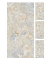 Carrelage en porcelaine polie Onyx First Choice KAIMAN OCEAN 24x48, surface brillante, carreaux vitrifiés, appartement moderne, céramique Novac