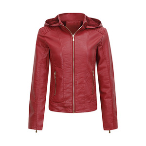 2024 New Arrival Winter Thick Fleece Waterproof Breathable Windproof Custom Logo <b>Women</b> PU Leather Plus Size <b>Jacket</b> <b>Womens</b> Faux - Product Image 6