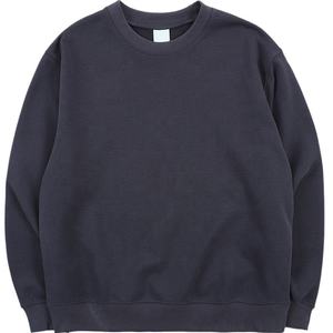 Sudadera lisa de algodón y poliéster para hombre, prenda de vestir, con manga larga y hombros descubiertos, de gran tamaño, con cuello redondo, servicio OEM - Product Image 6