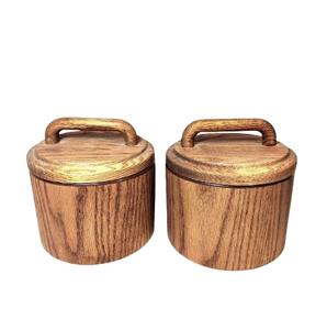 Recipiente de Madera de Acacia para Especias y Té, Contenedor Grande para Venta, Almacenamiento Hecho a Mano, Último Diseño, Frascos de Cocina TIHAMI INC - Product Image 2