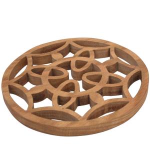 Ensemble de dessous-de-plat et de supports de casserole en bois de haute qualité, ronds et octogonaux, pour la protection des comptoirs de cuisine et des tables à manger - Product Image 6