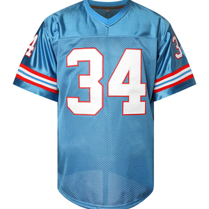 2025 Wholesale Adults Sublimation Breathable Moisture-Wicking Short Sleeve American Football Jersey / Customized Team Uniforms - Product Image 1