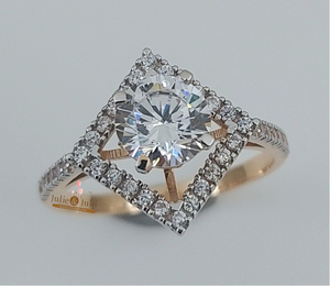 Bague en or 22 carats, finition brillante, pour femme, idéale pour les cérémonies de fiançailles, les mariages, les anniversaires. - Product Image 3