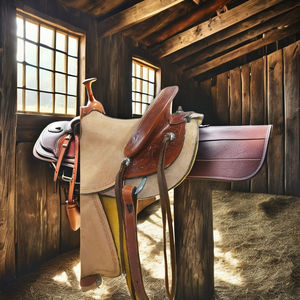 Fabricante Mayorista de Conjuntos de Equipo Ecuestre Western Barrel |   Silla de montar occidental ligera con accesorios a juego - Product Image 2