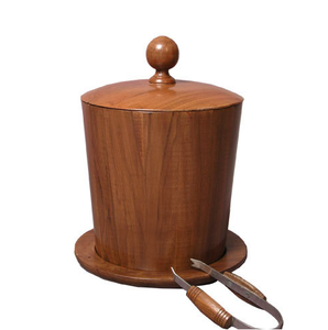 Cubetas de Hielo de Madera de Acacia de Excelente Calidad, Multiusos, Creativas, para Vino y Cerveza, Cubetas de Hielo Sencillas para Recepción, al Mejor Precio - Product Image 5