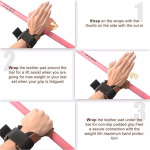 Guanti da sollevamento pesi in cotone antiscivolo con cinturini da polso per uomo e donna - per deadlift e sollevamento pesi - Product Image 2