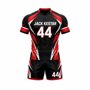 Premium Rugby Athletic Uniform Set with Fully Personalized Designs, High Performance Jersey and <b>Shorts</b> for Team Competition - Product Image 1