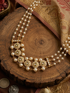 Conjunto Clásico de Collar Gargantilla de Perlas Plateadas, Pendientes y Anillo con Diseño Geométrico, Joyería de Boda para Mujer con Engaste de Aleación - Product Image 3