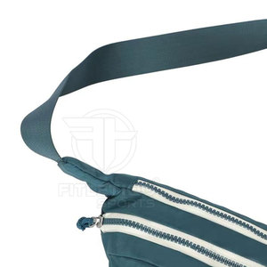 Sacs banane personnalisés de haute qualité, sacs à bandoulière à faible MOQ, sacs de voyage respirants avec logo imprimé et fermeture éclair, ajustables - Product Image 6