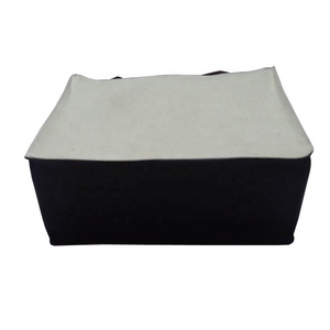 Tela duradera de alta resistencia PU recortada inferior acolchado cuerda mango 10 Oz PP laminado bolsa de lona Natural - Product Image 3